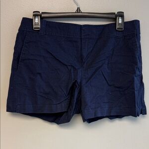 New York & Company Navy Blue Stretch Shorts Size 8 Cotton